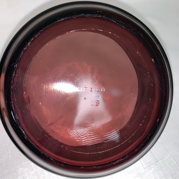 🆕 VINTAGE Purple Amethyst Glass Baking Dish Casserole Dessert Serveware Mexico - Picture 8 of 10